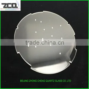 High Quality Perforated Quartz Glass Sheets With Holes On Surface thumbnail-2