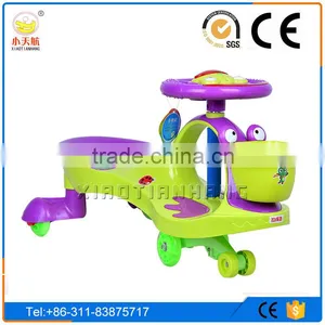 Simple Style Child Waggle Car With Mute PU Glittering Wheels, Passed CE, EN71, SGS Test, Kids Swaying Bike thumbnail-5