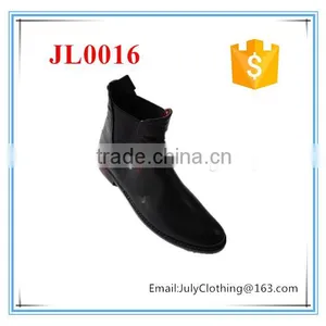 Short Flat Rubber Rain Boots Shoes thumbnail-5