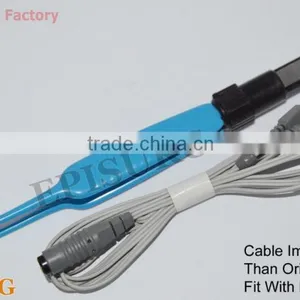 McPHERSON Angled Bipolar Forceps Reusable, 9 cm & 1 mm Tip With Bipolar Cord thumbnail-1