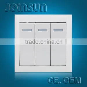 3 Gang 1 Way Wall Electrical Rocker Switch thumbnail-1