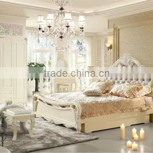 Solid Wood Bedroom Furniture Triple Bunk Bed Wholesale Italian Furniture thumbnail-2