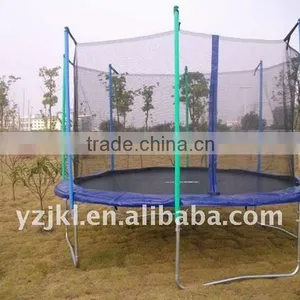 12FT Big Jumping Trampoline With Safety Enclosure and Ladder thumbnail-1