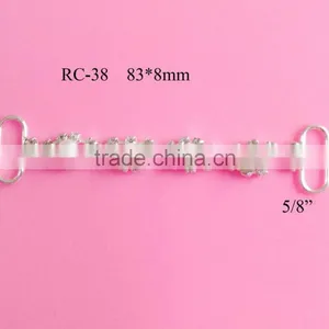 Stock Hot Selling Pearl Rhinestone Connector for Headband/hairwear(RC-38) thumbnail-1