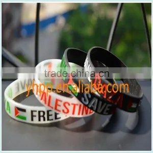 Personalized Design Promotional Silicone Wristband Bracelet thumbnail-1