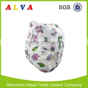 Alva Crayon Style Flowers Baby Diapers Cloth Diaper Factory in China thumbnail-2