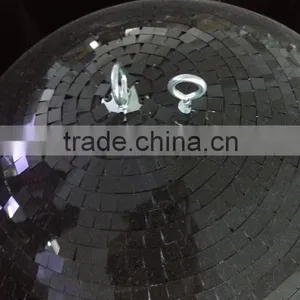 2016 Haning Rotating Safety Rotating Fiberglass Black Mirror Ball Ornaments thumbnail-5