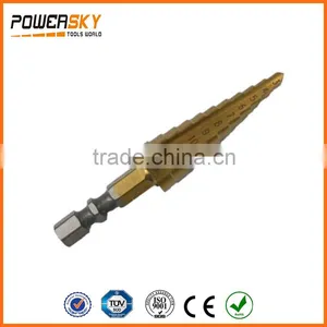 Hss4241 Hex Shank Step Cone Drill Bit Hole Cutter 3-13MM Metal Wood Plastic thumbnail-1