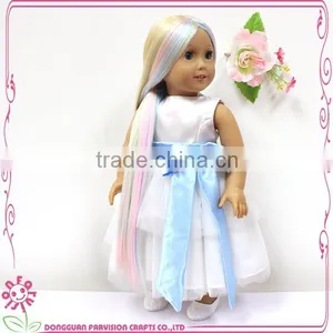 18 Inch Loli Doll With Rainbow Color Hair Wig thumbnail-4