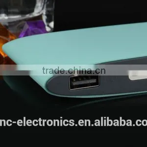 Creative Touch Stripe Led Indicator Ultra Thin Polymer Lithium Battery Custom Logo 8000mAh Mobile Phone Battery Pack Power Bank thumbnail-6