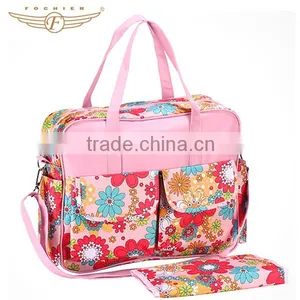 Best Colorful Printed Multi-function Baby Diaper Bag Quality Choice thumbnail-2