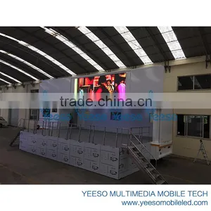Mobile LED Stage Container, LED Container for Advertising, Jumbo Container for Roadshow, LED Container for Promotion thumbnail-2