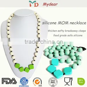 Mix Style Silicoen Teething Beads Necklace thumbnail-1