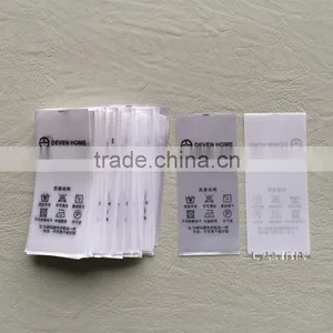 China Apparel Label Factory Exports Safe Satin Ribbon Tape Printed Washing Label thumbnail-3