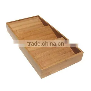 2015 Original Bamboo Cabinet Kitchen Spice Storage Spice Organization Drawer Tray thumbnail-1