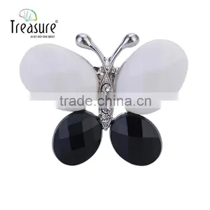 Christmas Present Resin Drill Butterfly Brooch Pin Made in China, Men and Women Jewellry thumbnail-1