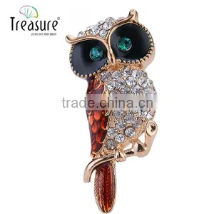 2015 New Products New Model With High Quality Artificial Eagle Brooch, Rhinestone Brooch Wholesale Body Jewelry thumbnail-1