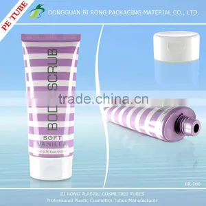 Empty Coloured Oval Large Cosmetic Tubes With Oval Fliptop Cap thumbnail-1