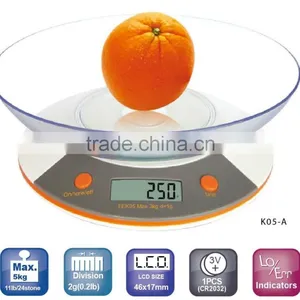 Digital Kitchen Scale With Bowl Household Scale Digital Weighing Food Scale thumbnail-1