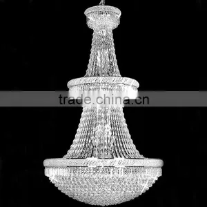 Silver Large Cheap Crystal Chandelier, k9 Big Chandelier With Chrome Finish, Event Lighting Item-6038 thumbnail-1
