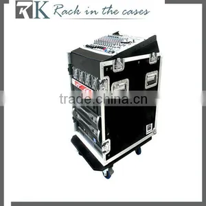 RK Audio System Rack Case,10U SLANT MIXER RACK / 16 U VERTICAL RACK SYSTEM With Caster Board thumbnail-1