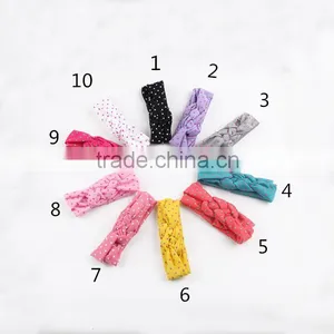 Knot Headband Baby Headband Dot Hairband thumbnail-4