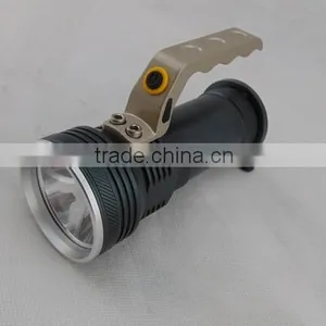 Super Bright Aluminum 3 Mode Sos Hand Held Long Range Rechargeable Led Searchlight for Emergency thumbnail-4