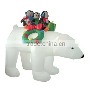 Christmas Decoration Inflatable Penguin Inflatable Polar Bear thumbnail-1