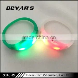 Brand Name Festival Plastic Event Wristbands Lights With Customized Logo thumbnail-1