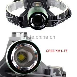 High Capacity Warm Light Cool Light Rechargeable Hunting Led Headlamp thumbnail-2