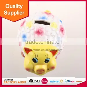 Newest Creative Animal Money Bank Shape Fashional Style Ceramic Money Bank thumbnail-1