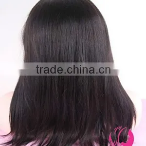 100% Indian Human Hair Wigs Full Lace Wig Extension For Black Women Virgin Hair Wigs thumbnail-3
