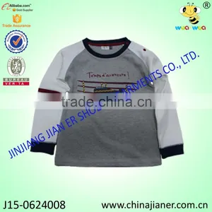 Baby T-shirt, 2015 Latest Baby Long T-shirt,red Color thumbnail-3
