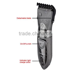 Kairui Profesional Full Waterproof Rechargeable Hair Clippers For Baby Adult Personal Products To Salon thumbnail-2