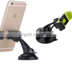 Rock Universal 360 Degrees Dashboard Windshield Car Phone Holder Stands for IPhone 7 6s Rotate Windshield Phone Holder thumbnail-5