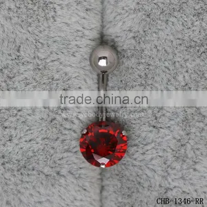 Fashion Jewelry Multi-shape Gem Wholesale 316L Stainless Steel Belly Ring thumbnail-5