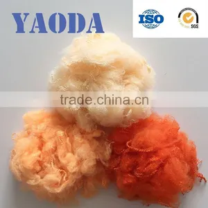 Recycled Dope Dyed Polyester Staple Fiber for Spinning thumbnail-1