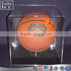 Shenzhen Factory Custom Acrylic Crystal Basketball /baseball Display Case /box thumbnail-1