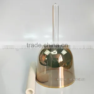 Special Pure 24k Gold Quartz Crystal Singing Bowls With Handle thumbnail-3