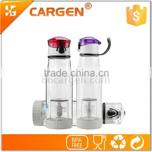 OEM Blank Flip Lid Tea Infusere Water Bottle thumbnail-1