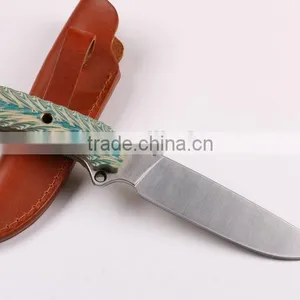 OEM Colorful 7Cr17 Steel Military Knife Full Tang Blade thumbnail-2