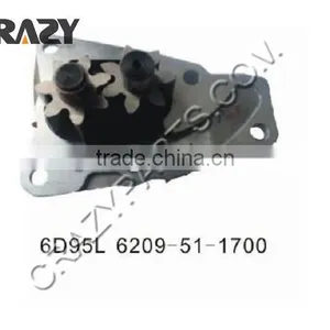 Excavator Diesel Engine Spare Parts 6D95L Oil Pump 6209-51-1700 thumbnail-1