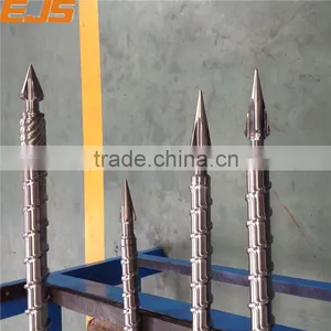 Bimetallic 38CrMoALA Single Screw Barrel for PE/HDPE/PVC Injection Molding Machine thumbnail-1