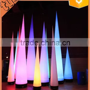 Hot Sale Wedding Stage Decoration Inflatable Light Column With LED / Inflatable Led Pillar Light for Sale thumbnail-1