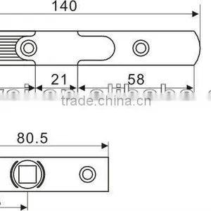 PVC Window and Door Bolt 9.29.20704 thumbnail-2