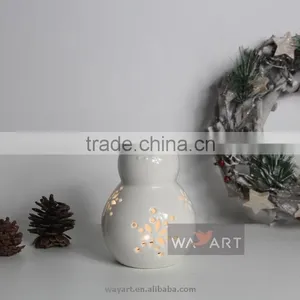 Ceramic Snowman Family for Christmas Decoration thumbnail-5