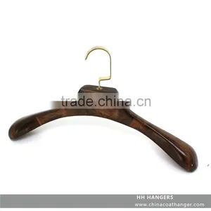 Luxury Wooden Hanger Manufacture All Kinds of Wholesale Wooden Suit Clothes Hanger thumbnail-4