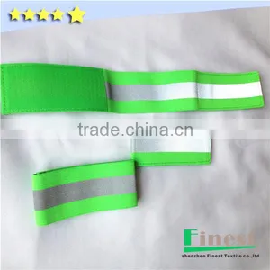 Elastic Band Lime Green Reflective Strap thumbnail-4