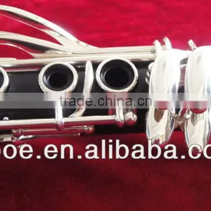 Musical Instrument Silver Plated Clarinet (1401S) thumbnail-3