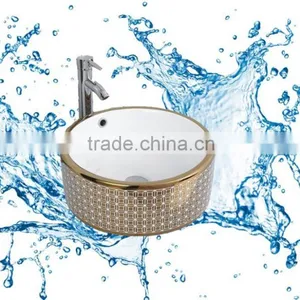 Fasion Colour Bathroom Design Professional Porcelain Wash Color Basins Above Washing Machine thumbnail-4